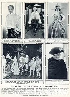 Bruce Prints: Page from The Sketch reporting on an anonymous Watteau party in fact arranged by Heather