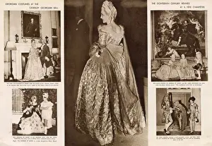 Park Prints: Two page spread from The Sketch reporting on the Georgian Ball and Fete Champetre at Osterley Park in July 1939