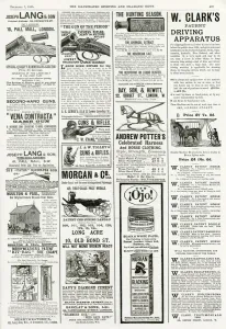 Advertisements Prints: Page of Victorian adverts 1895