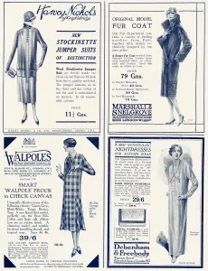 Frocks Prints: Page of womens Autumn fashion 1925