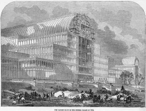 Sydenham Prints: PALACE CONSTRUCTION 1854