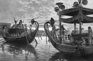 Ancient Prints: From Palace to Tomb, Ancient Egypt Reconstruction by Matania