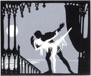 1958 Prints: Palemon kisses Ondine and dies in her arms