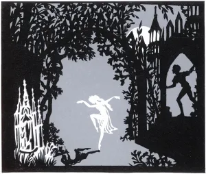 1958 Prints: Palemon sees Ondine dancing with her shadow