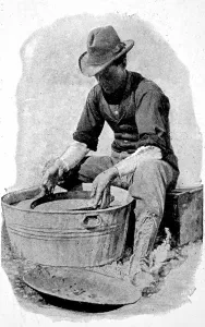 2004 Prints: Panning for gold, Yukon Alaska