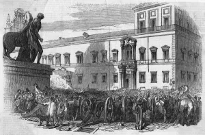 Rome Prints: Papal Palace Attacked