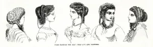 Hairstyle Prints: Paris coiffures for May 1866