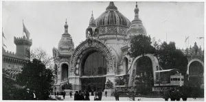 Mines Prints: Paris Exhibition - Palace of mines and metallurgy 1900