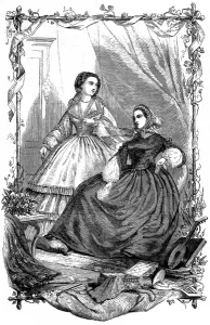 Neckline Prints: The Paris fashions for April, 1860