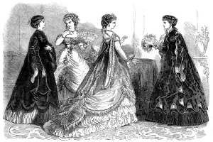 Silk Prints: Paris fashions for April, 1867