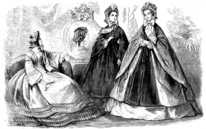 Satin Prints: Paris fashions for November, 1864