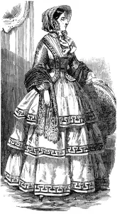 Taffeta Prints: Paris fashions for September, 1851