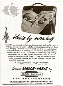 Paris Prints: Paris by Morning - British Railways advertisement 1951