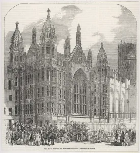 1854 Prints: Parliament / St Stephen s
