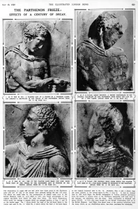 Exposure Prints: Parthenon frieze, effects of a century of decay