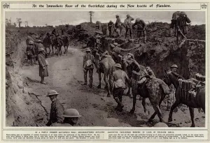 Counter Prints: Partly finished battlefield road at Flanders 1917
