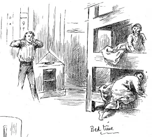 December Prints: Passengers going to bed on an Emigrant Ship, 1884