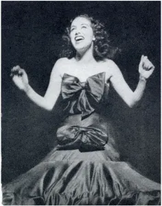 Wwii Prints: Pat Kirkwood in Black Velvet at the London Hippodrome