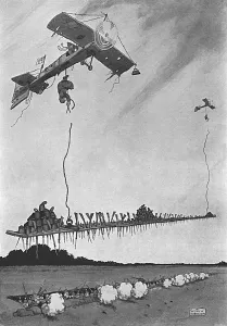 Kitchener Prints: Patent Applied For, Heath Robinson WW1 cartoon