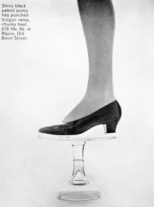 Heel Prints: Patent Pump Shoes