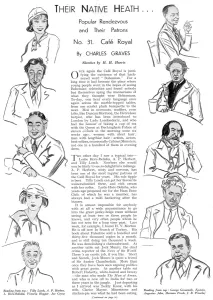 Driving Prints: Patrons of the Cafe Royal