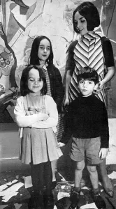 1966 Prints: Paula Rego and her three children