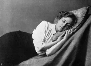 Resting Prints: Pauline Chase asleep