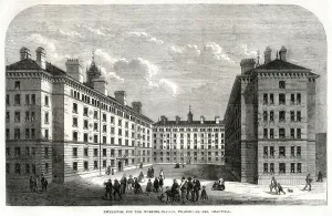 Islington Prints: Peabody Square, Islington 1867