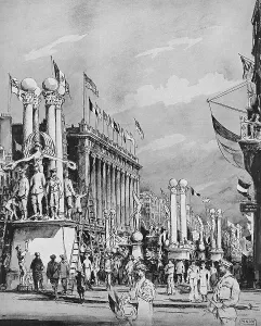 Décor Prints: Peace Celebrations in London, July 1919