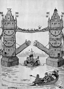 Landmarks Prints: Peace Celebrations by William Heath Robinson