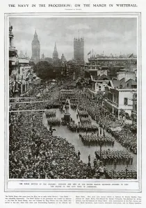 March Prints: Peace Day Celebrations, to celebrate the end of World War One