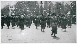 March Prints: Peace Day Celebrations, to celebrate the end of World War One