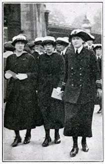 March Prints: Peace Day Celebrations - Womens Royal Naval Service WWI