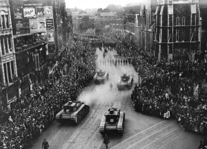 Celebrate Prints: Peace Day procession, 19th July 1919