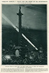 Trafalgar Prints: Peace night 1919