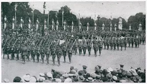 March Prints: Peace Parade in London, to celebrate the end of World War One