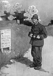 Fred Prints: Peace, Un-Perfect Peace, WW1 cartoon, Fred Buchanan