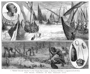 Fishing Prints: Pearl fishing in the Persian Gulf