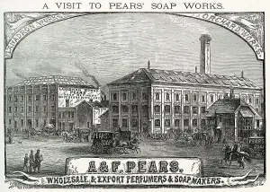 Exterior Prints: Pears Soap Works 1882