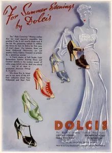 Shoes Prints: Peep Toe Sandals 1937