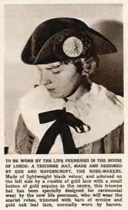 Tricorne Prints: Peeress Tricorne Hat