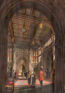 Door Way Prints: The Peers Lobby, 1863
