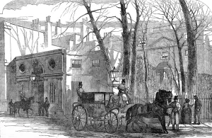 1854 Prints: Pembroke House, Whitehall, 1854