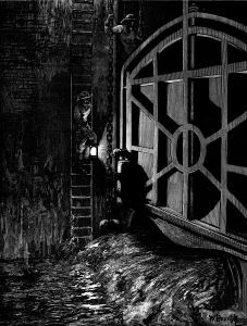 Engraving Prints: Penstock Chamber in Londons Sewers, 1879