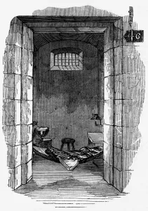Hammock Prints: Pentonville prison cell interior