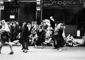 Charing Prints: People Dancing in Charing Cross Road, 1935