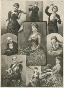 Player Prints: Performers at an amateur concert