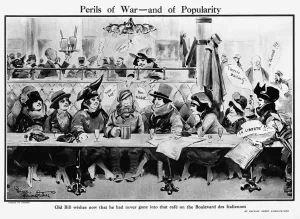 Cafe Prints: Perils of War, by Bairnsfather