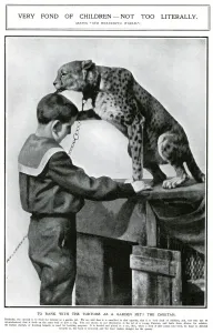 Head Prints: A pet cheetah in Paris, 1909