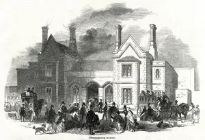 Building Prints: Peterborough East railway station, Peterborough 1845